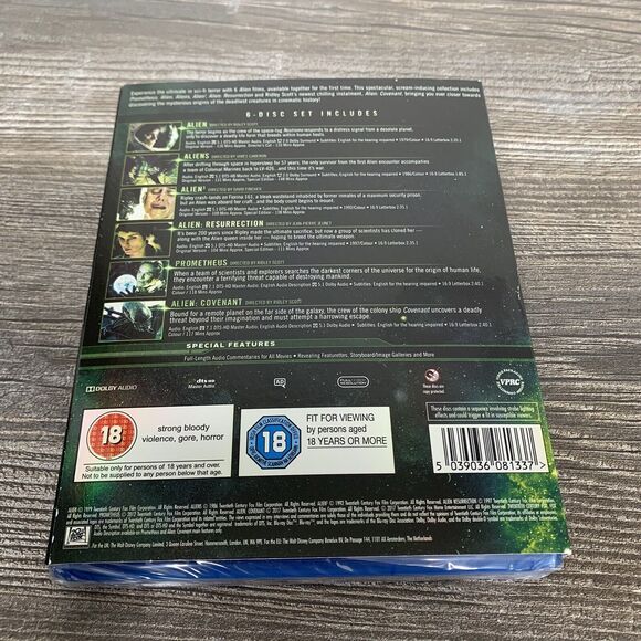 Alien Anthology - 6 Disc Blu-Ray Boxset - Special Edition - Ridley Scott Sealed - Picture 2 of 4